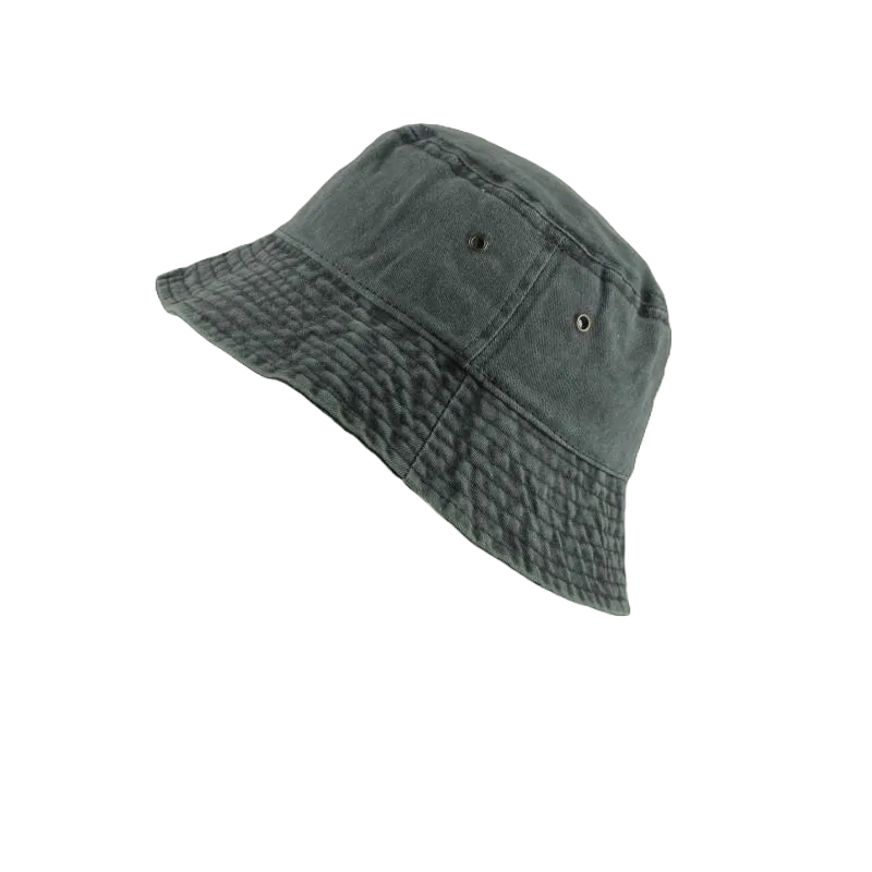 Denim Drift: Washed Bucket Hat