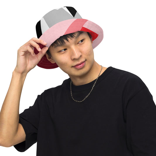 Black n Red - Reversible Bucket Hat